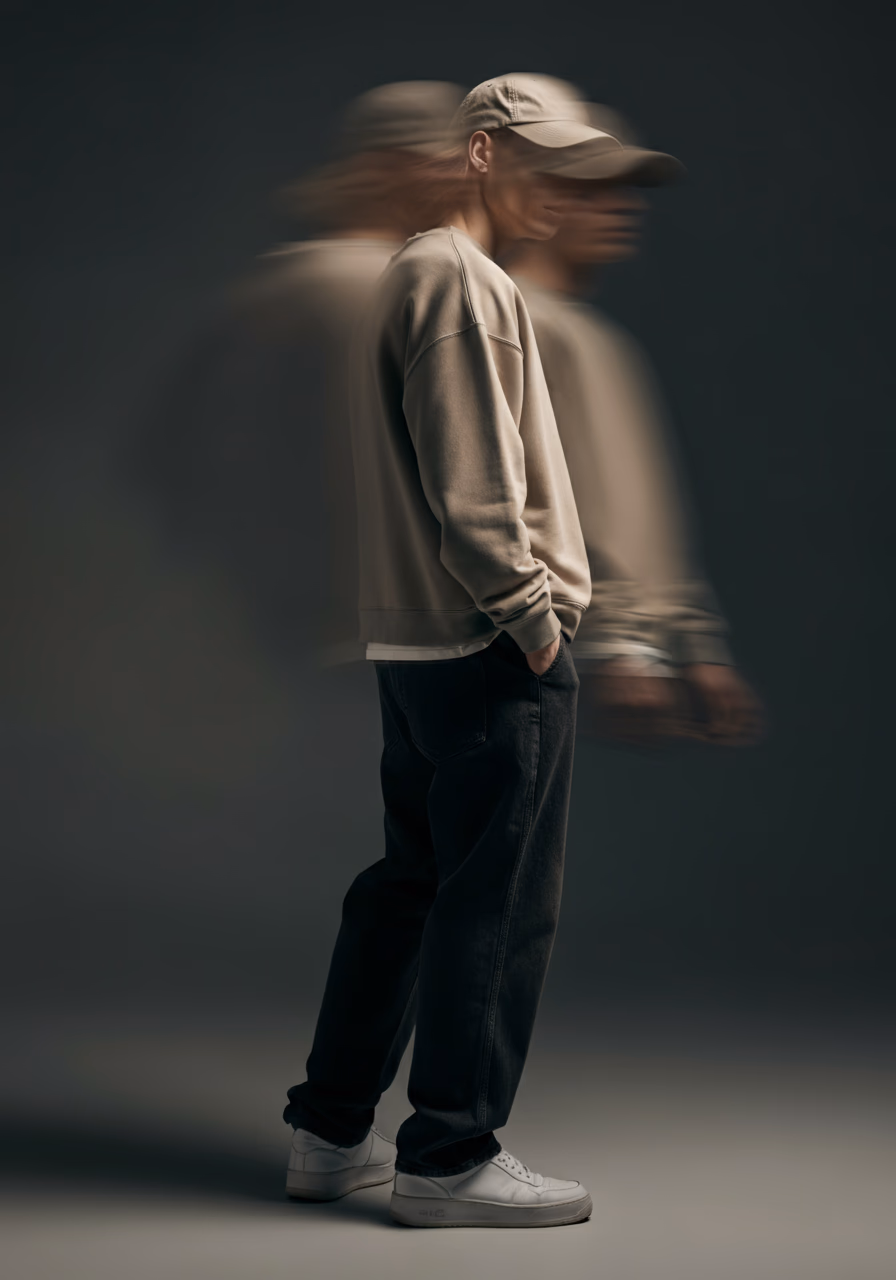 Man Motion Blur